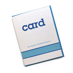 Generic Brand Card - Good For Any Occasion - World Famous Original