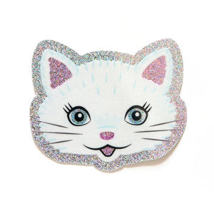 Glitter Cat Sticker - World Famous Original