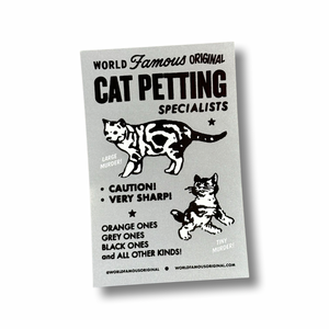 Cat Petting Specialists Sticker