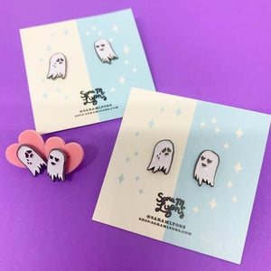 Tiny Ghosts - Enamel Pin Set