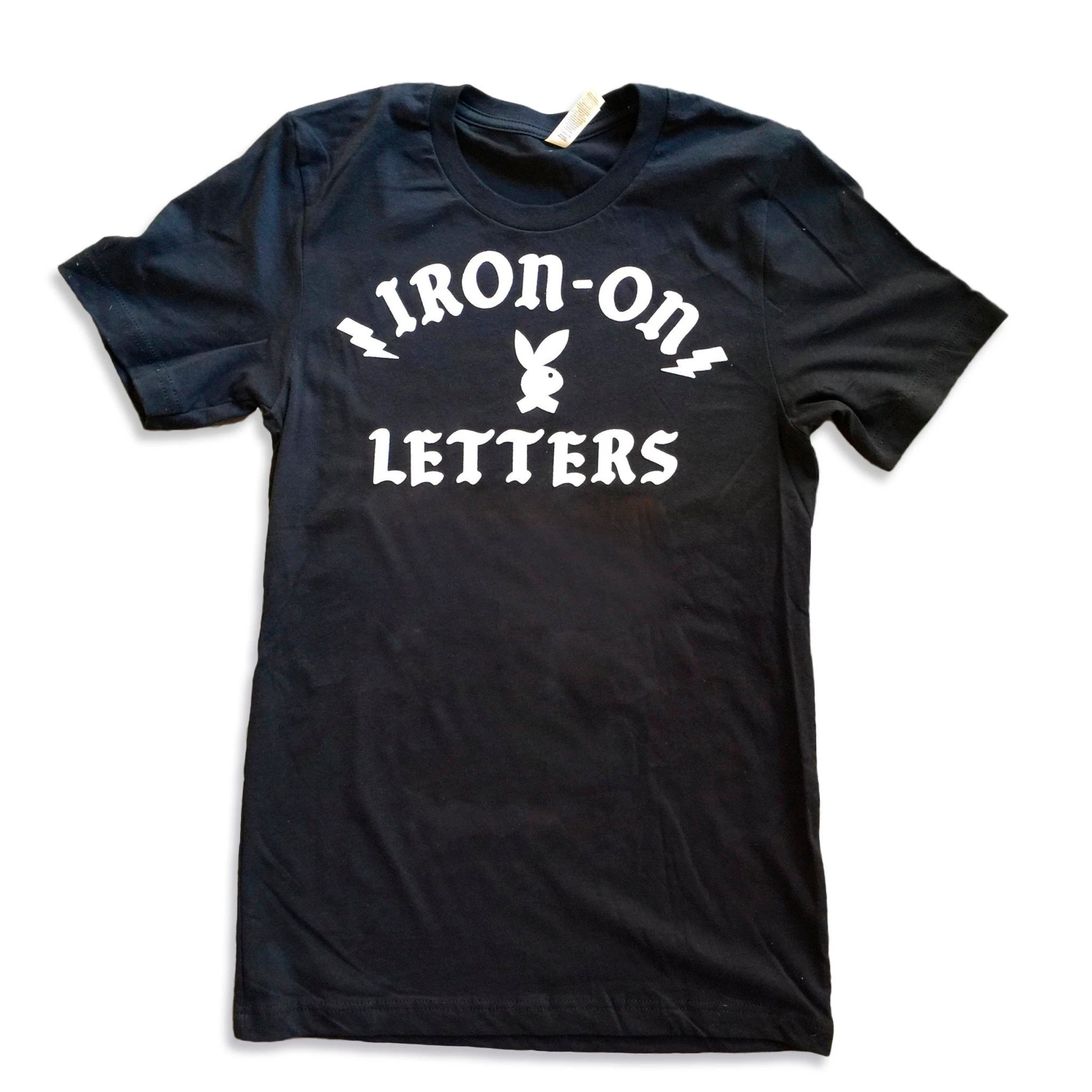 Iron On Letters, Iron On T-shirt Decals