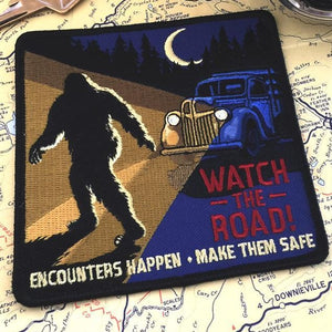 Watch the Road! Bigfoot Encounters Patch