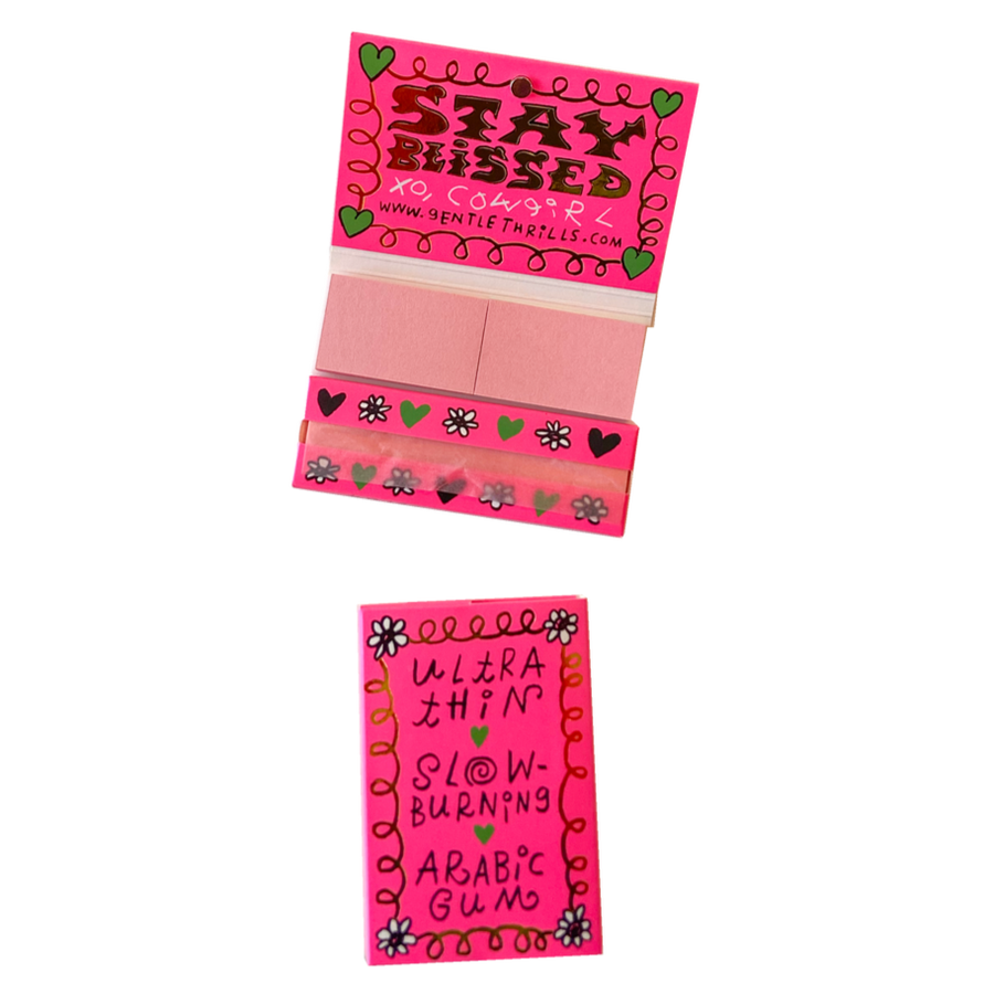 Gentle Thrills Hot Pink Rolling Papers