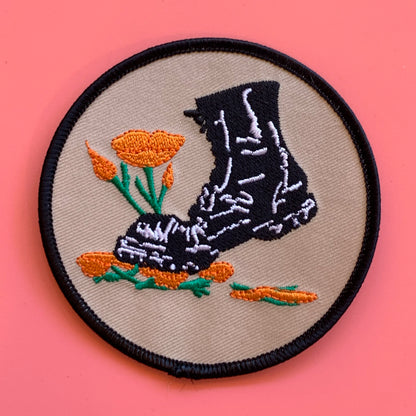 Stamp Out Poppies Patch