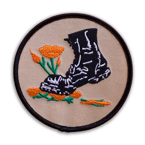 Stamp Out Poppies Patch