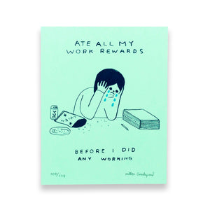 Hiller Goodspeed "Rewards" Screenprint