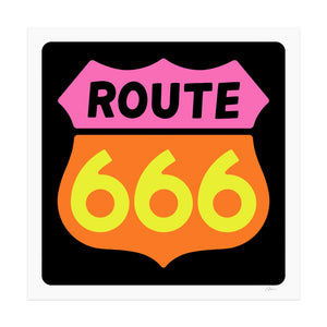 Devil's Highway Route 666 Print