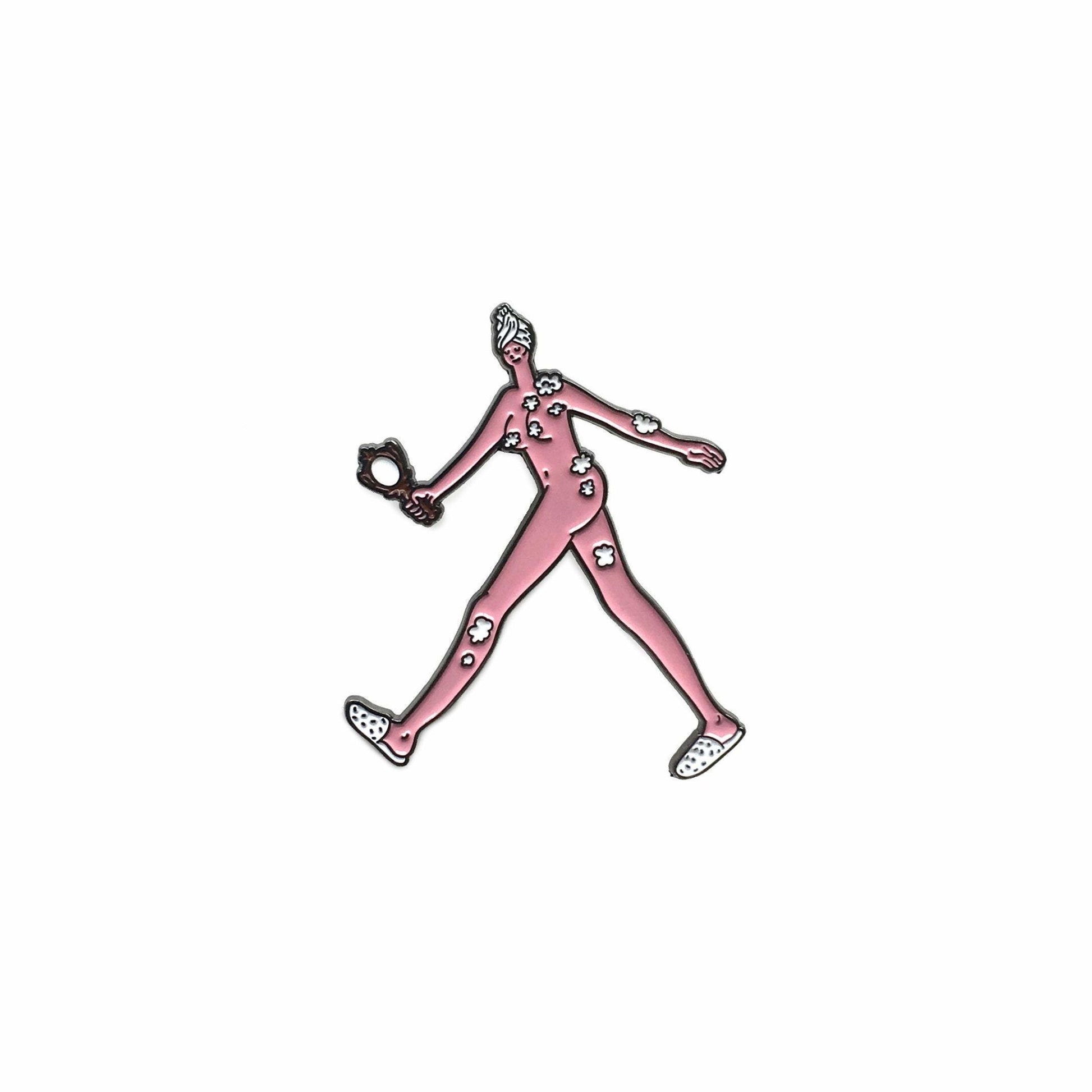 Soapy Nude Enamel Pin - World Famous Original