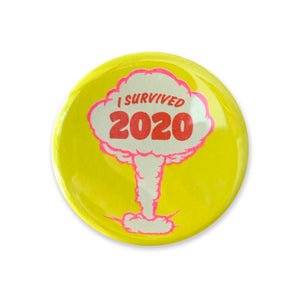 I Survived 2020 Yellow Button - 1.75"