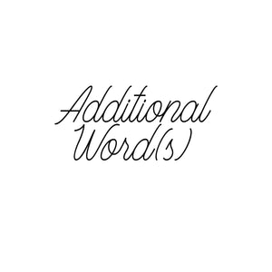 2 Additional Words