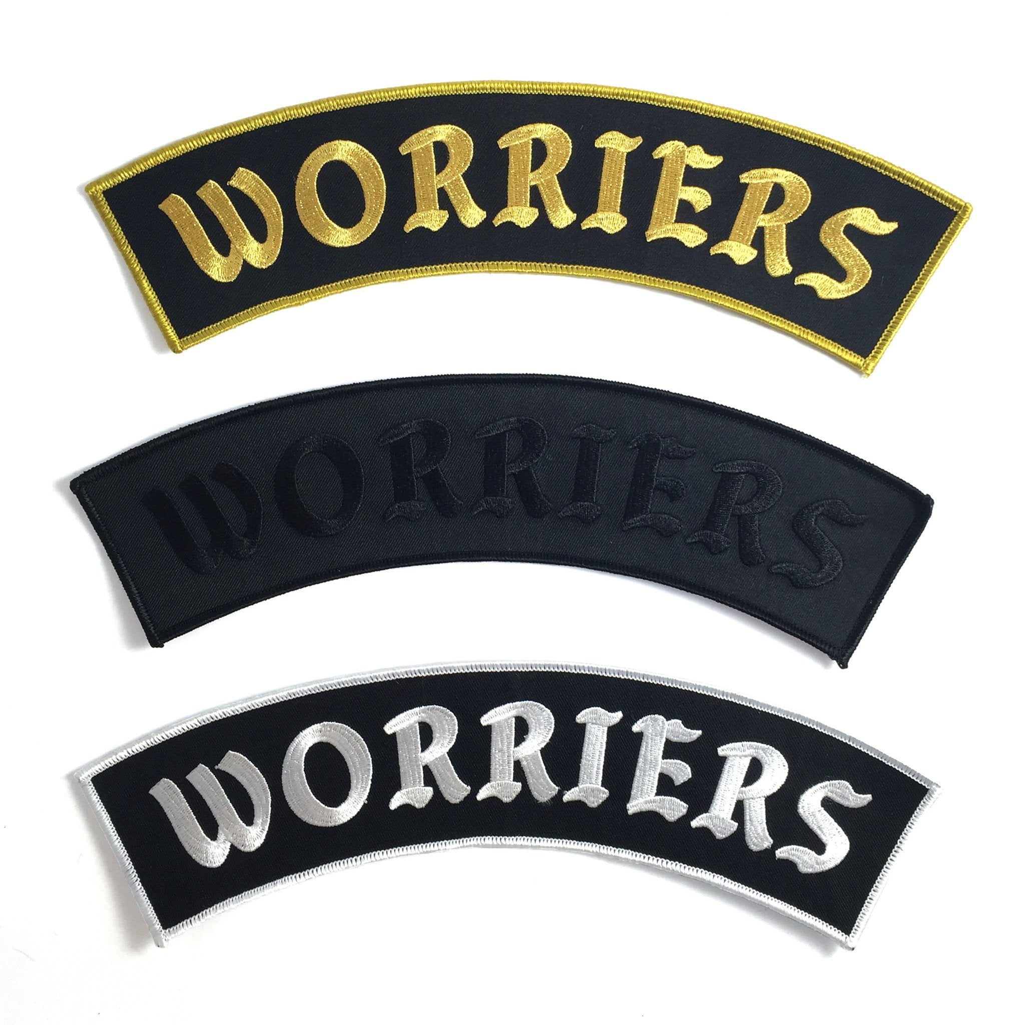 Worriers Anxiety Club - Back Patches